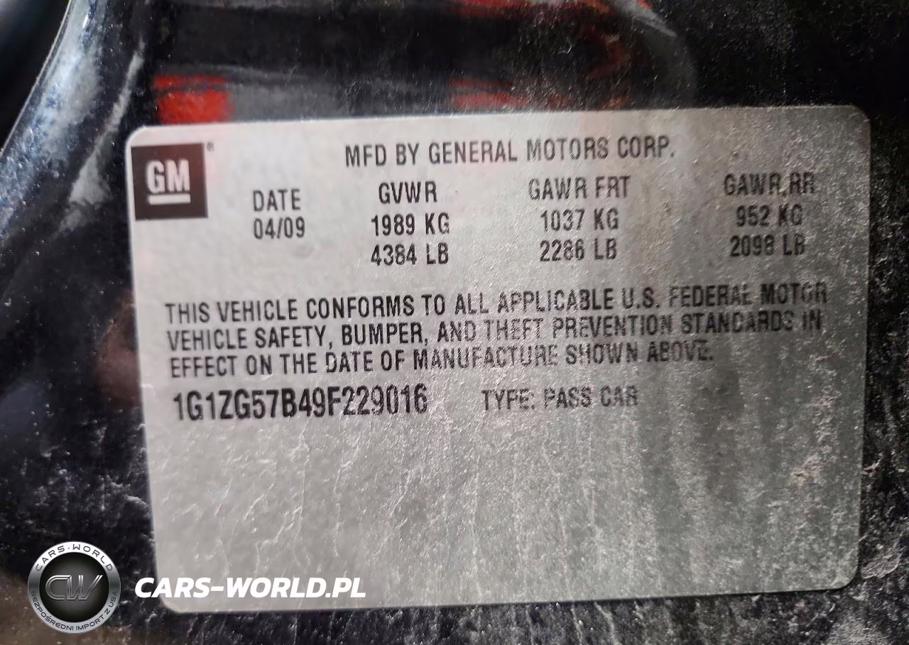 2009 Chevrolet Malibu Ls VIN:1G1ZG57B49F229016 - 12