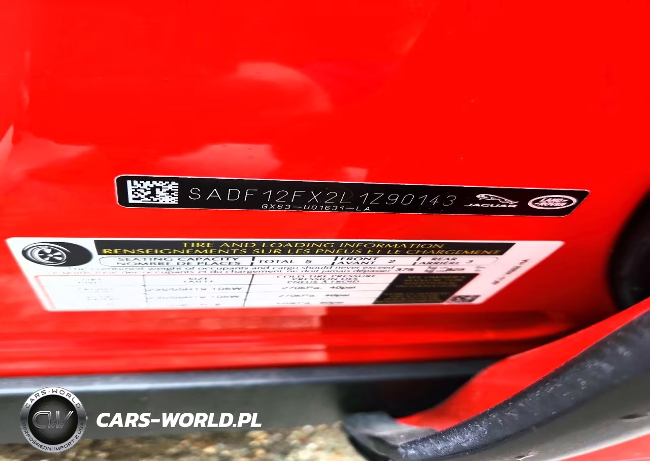 2020 Jaguar E-Pace Checkered Flag VIN:SADF12FX2L1Z90143 - 13