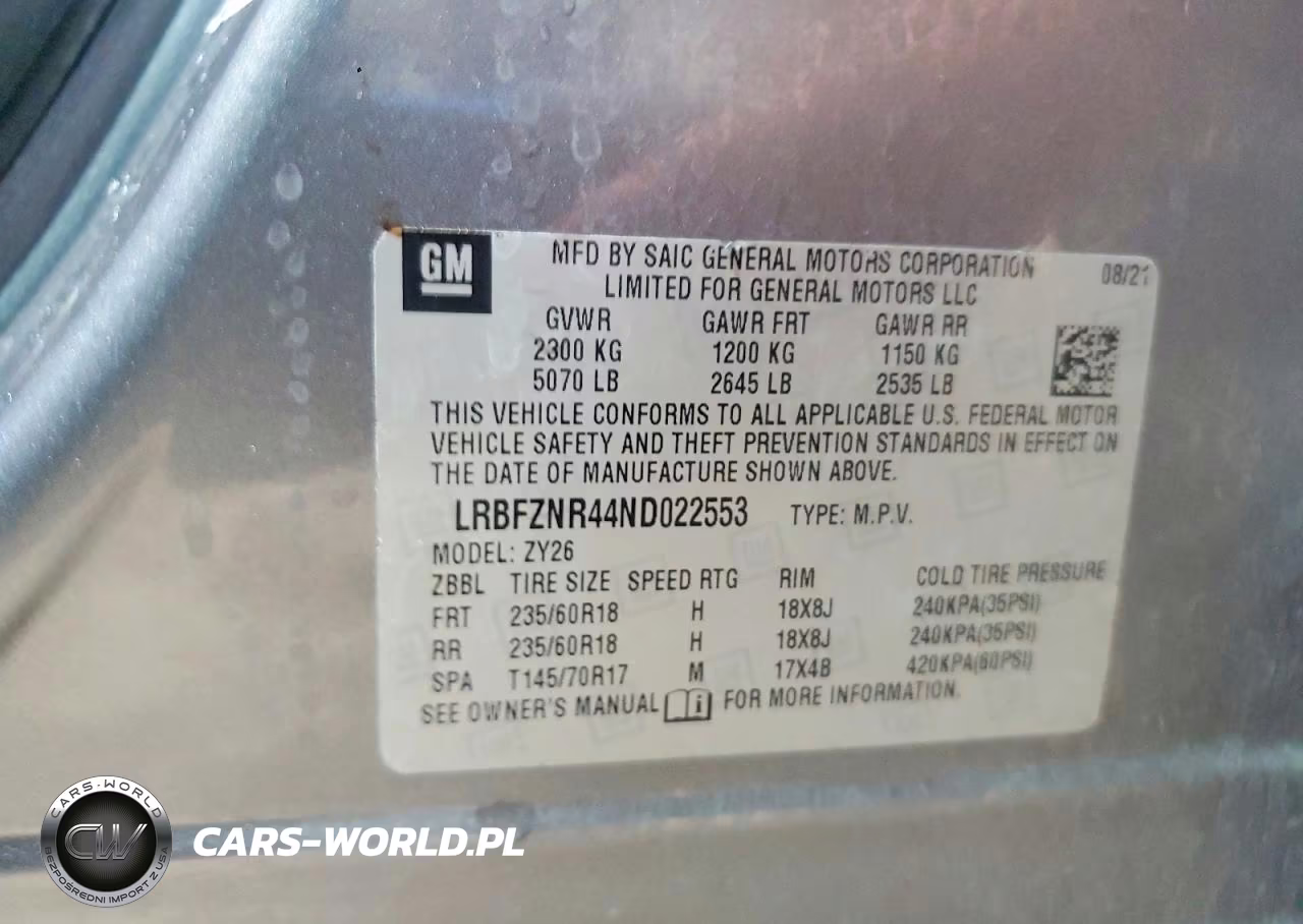 2022 Buick Envision Essence VIN:LRBFZNR44ND022553 - 13