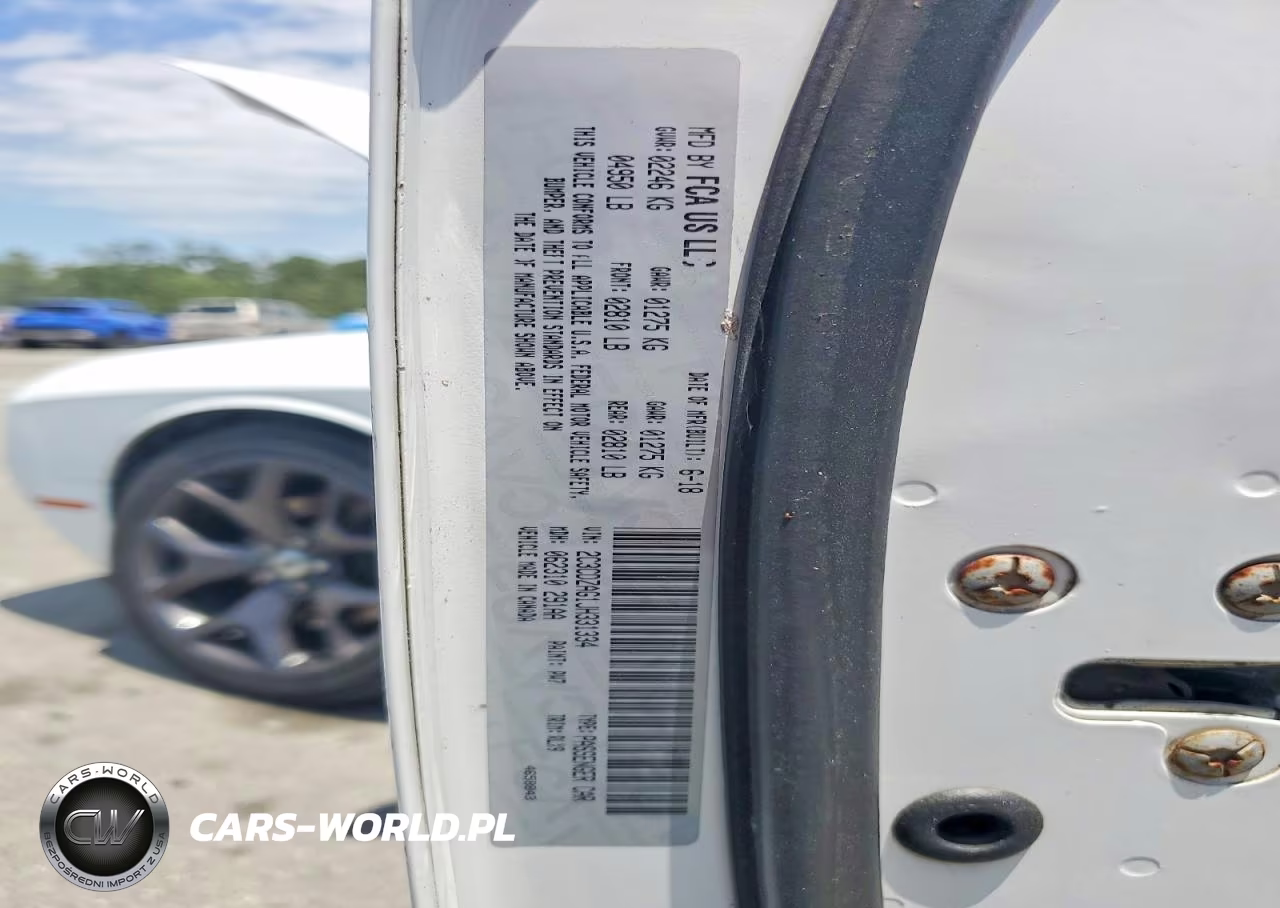 2018 Dodge Challenger Sxt VIN:2C3CDZAG1JH331334 - 12