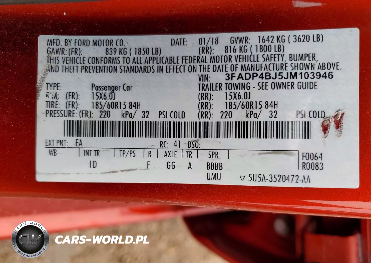2018 Ford Fiesta Se VIN:3FADP4BJ5JM103946 - 13