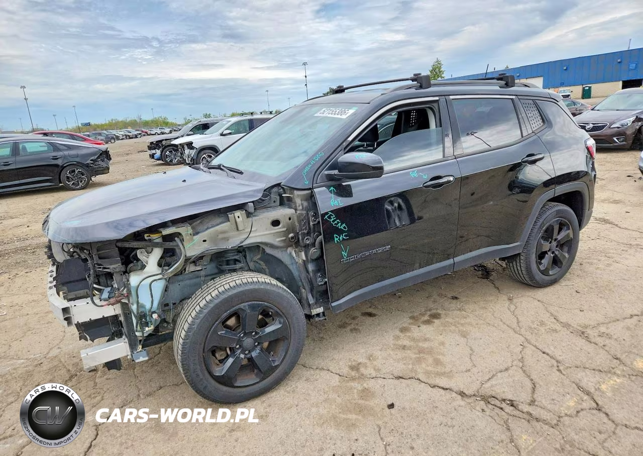 2018 Jeep Compass Latitude VIN:3C4NJDBB6JT349886 - 1