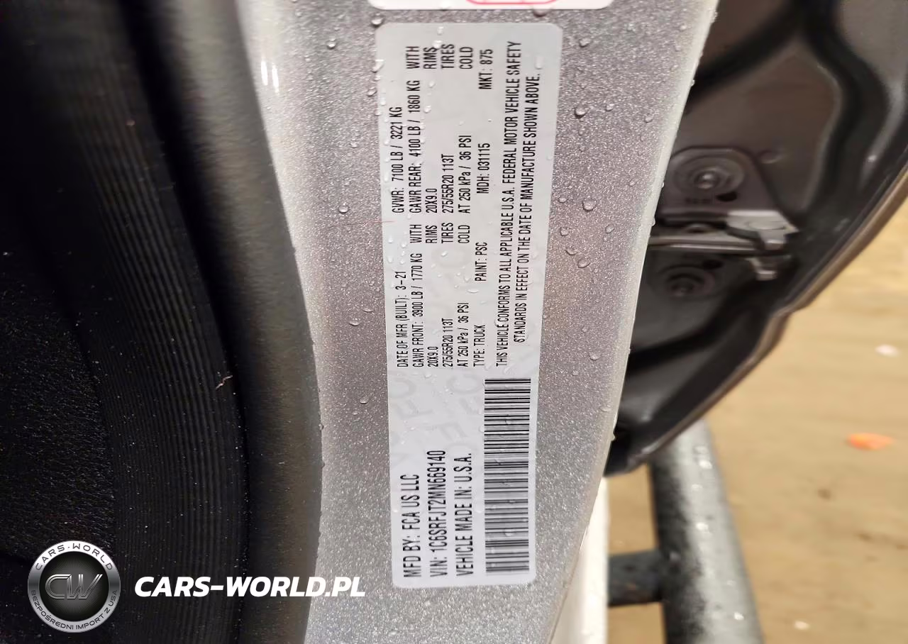 2021 Ram 1500 Laramie VIN:1C6SRFJT2MN669140 - 13