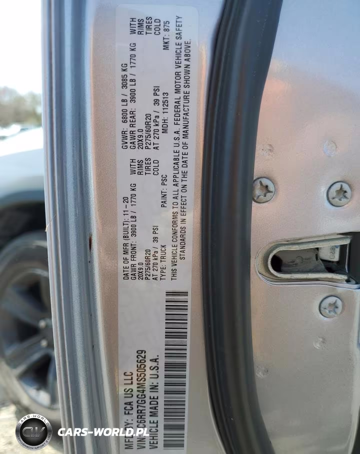2021 Ram 1500 Classic Slt VIN:1C6RR7GG4MS505629 - 12