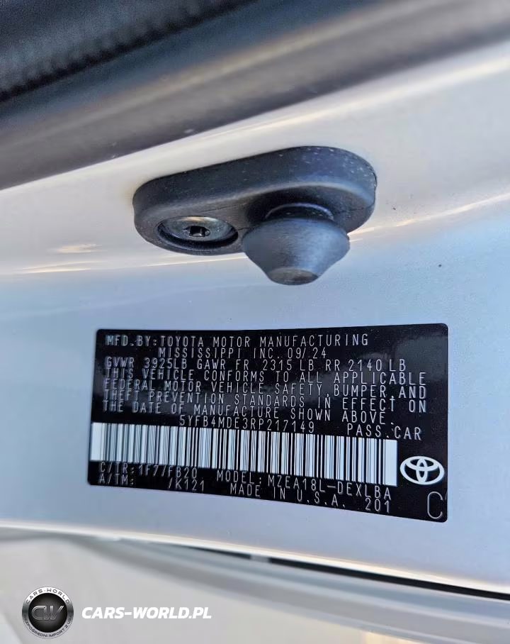 2024 Toyota Corolla Le VIN:5YFB4MDE3RP217149 - 13