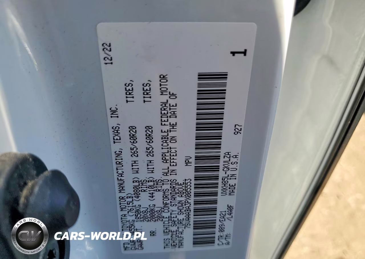 2023 Toyota Sequoia Limited VIN:7SVAAABA3PX005553 - 13