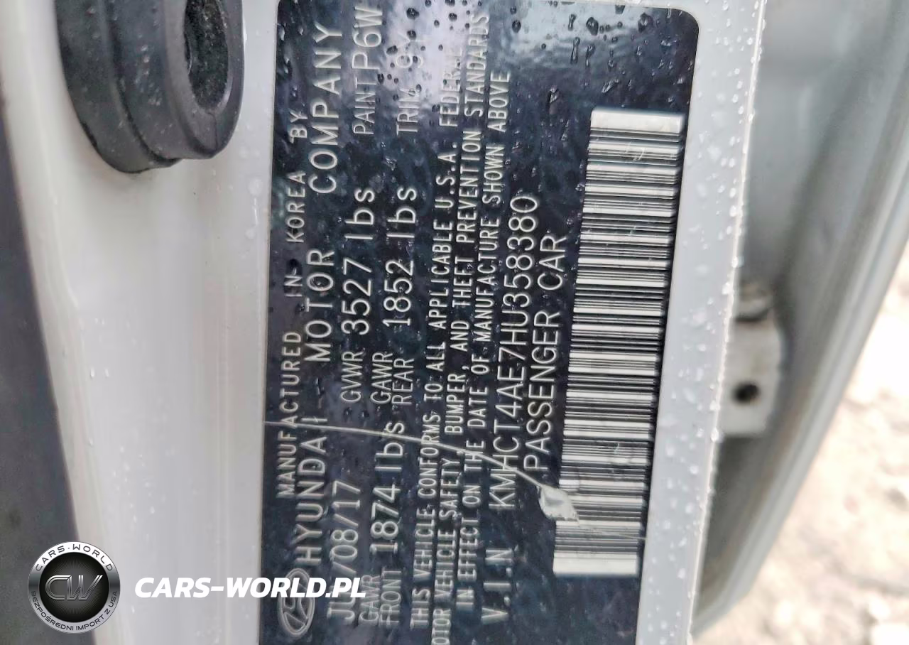 2017 Hyundai Accent Se VIN:KMHCT4AE7HU358380 - 12