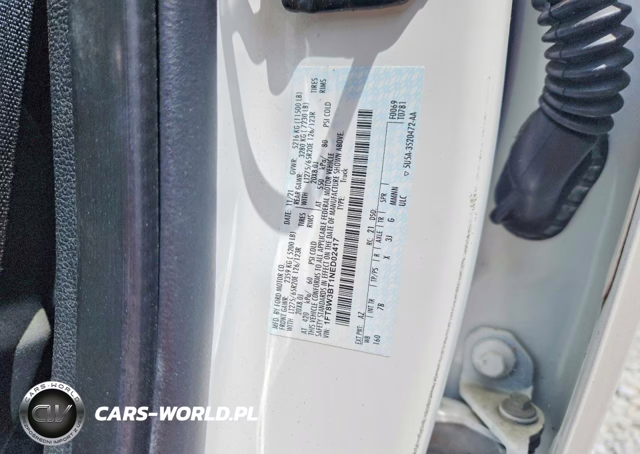 2022 Ford F350 Super Duty VIN:1FT8W3BT1NED02417 - 13