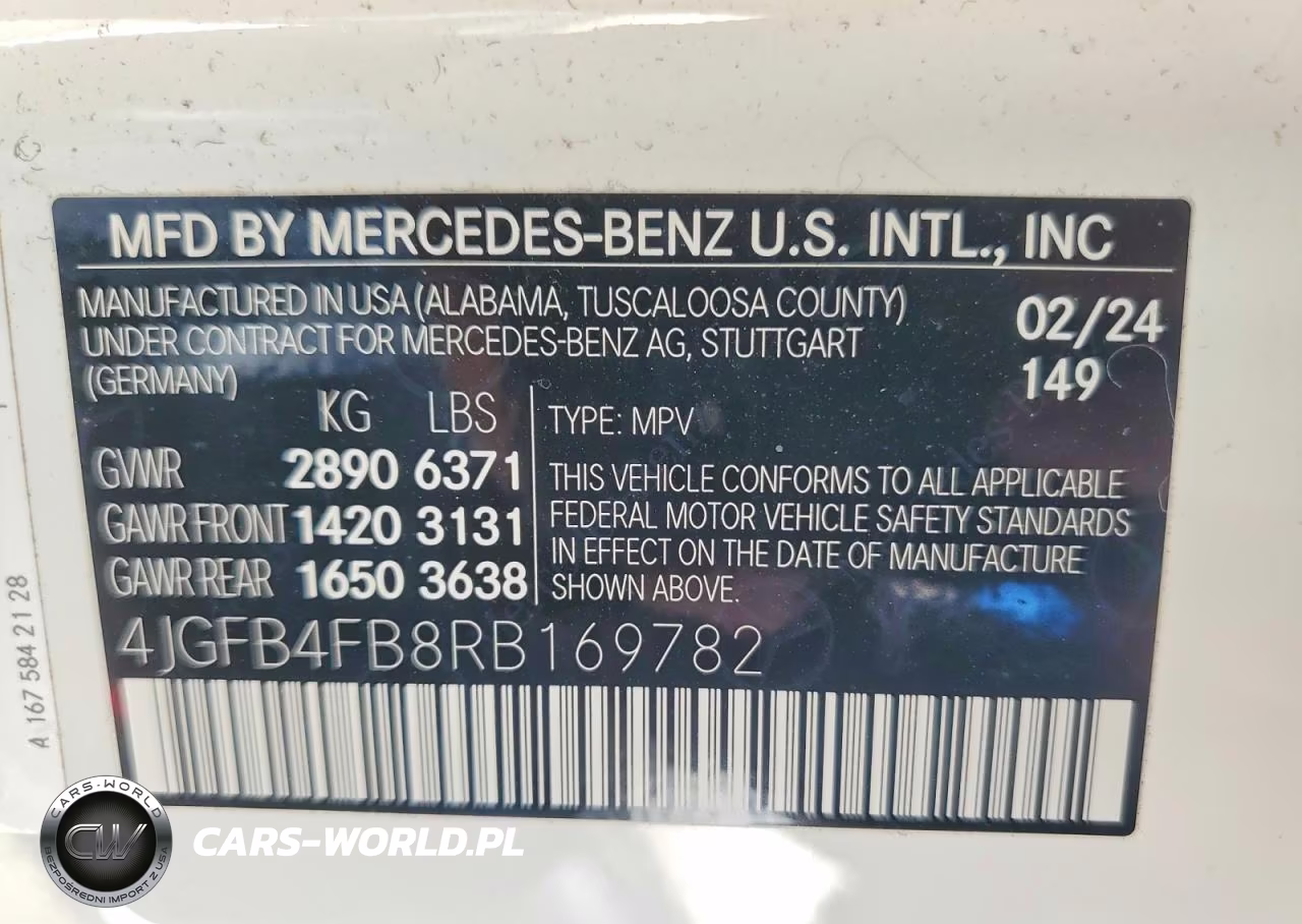 2024 Mercedes-Benz Gle 350 4Matic VIN:4JGFB4FB8RB169782 - 12