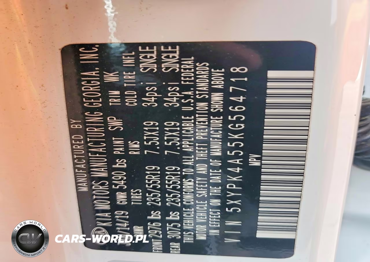 2019 Kia Sorento Sx Limited V6 VIN:5XYPK4A55KG564718 - 13