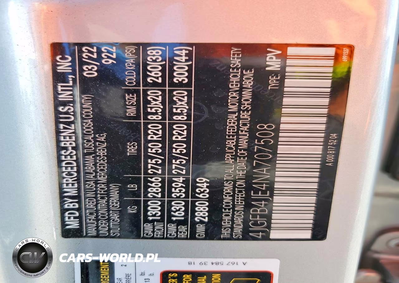 2022 Mercedes-Benz Gle 350 VIN:4JGFB4JE4NA707508 - 13