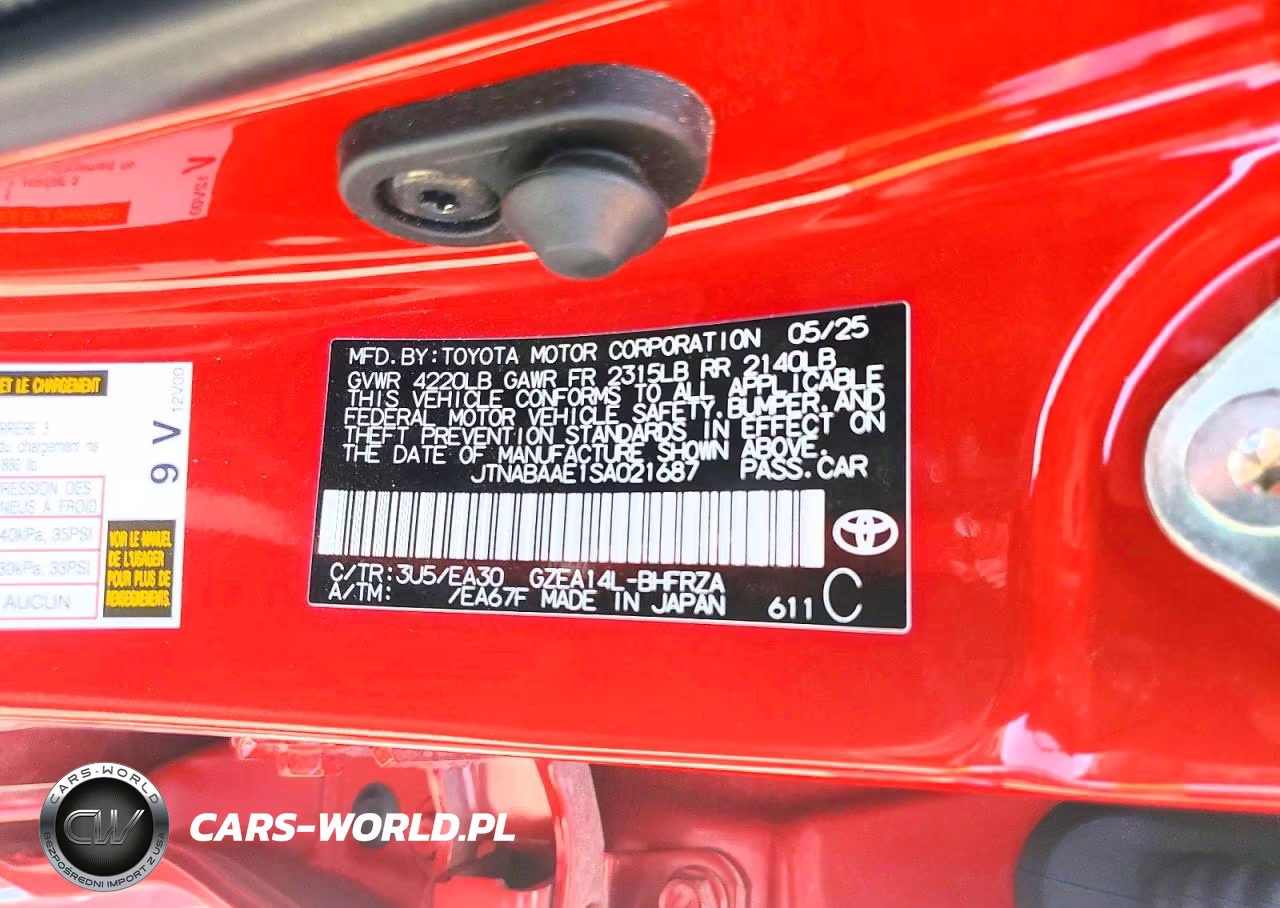 2025 Toyota Gr Corolla Premium Plus VIN:JTNABAAE1SA021687 - 12