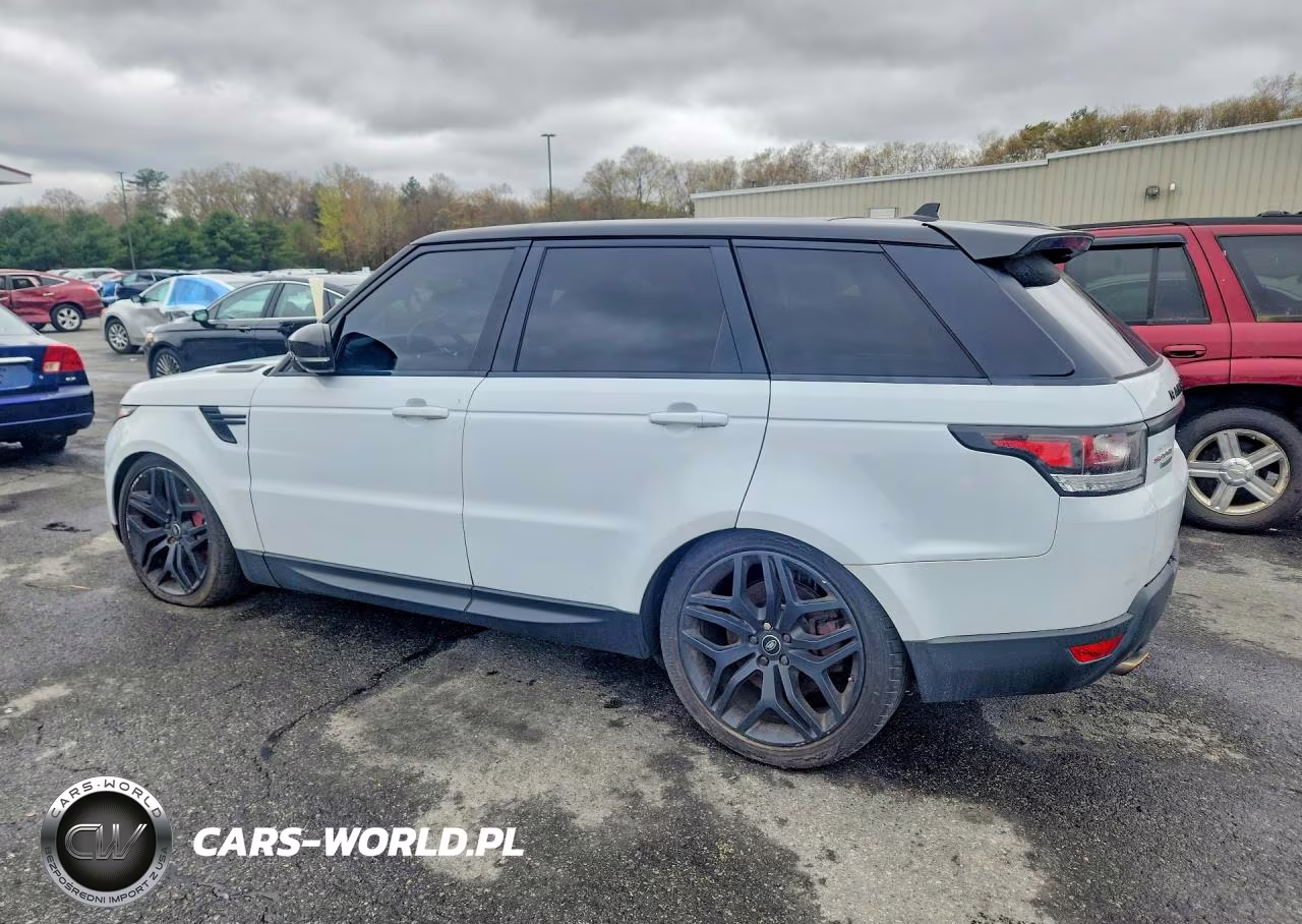 2016 Land Rover Range Rover Sport Sc VIN:SALWR2EFXGA557651 - 2