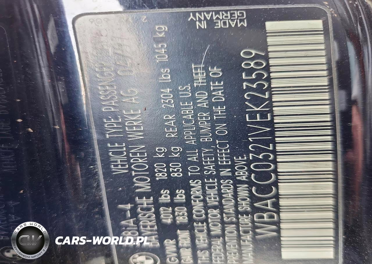 1997 BMW 3 Series VIN:WBACC0321VEK23589 - 12