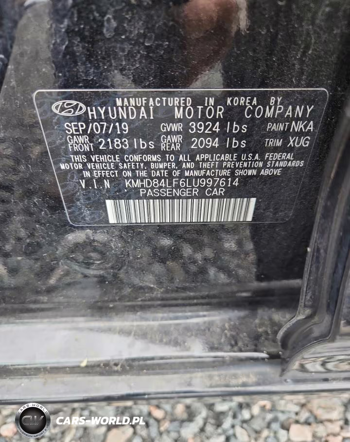 2020 Hyundai Elantra Sel VIN:KMHD84LF6LU997614 - 12