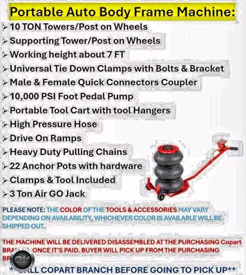 2026 Floor Rack Frame Machine + Accessories + Clam VIN:38912196 - 10
