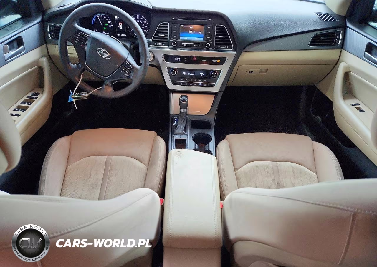 2016 Hyundai Sonata Hybrid Se VIN:KMHE24L1XGA036385 - 8