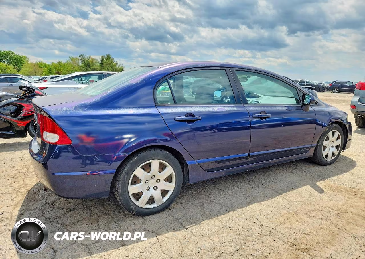 2010 Honda Civic Lx VIN:2HGFA1F51AH567784 - 3
