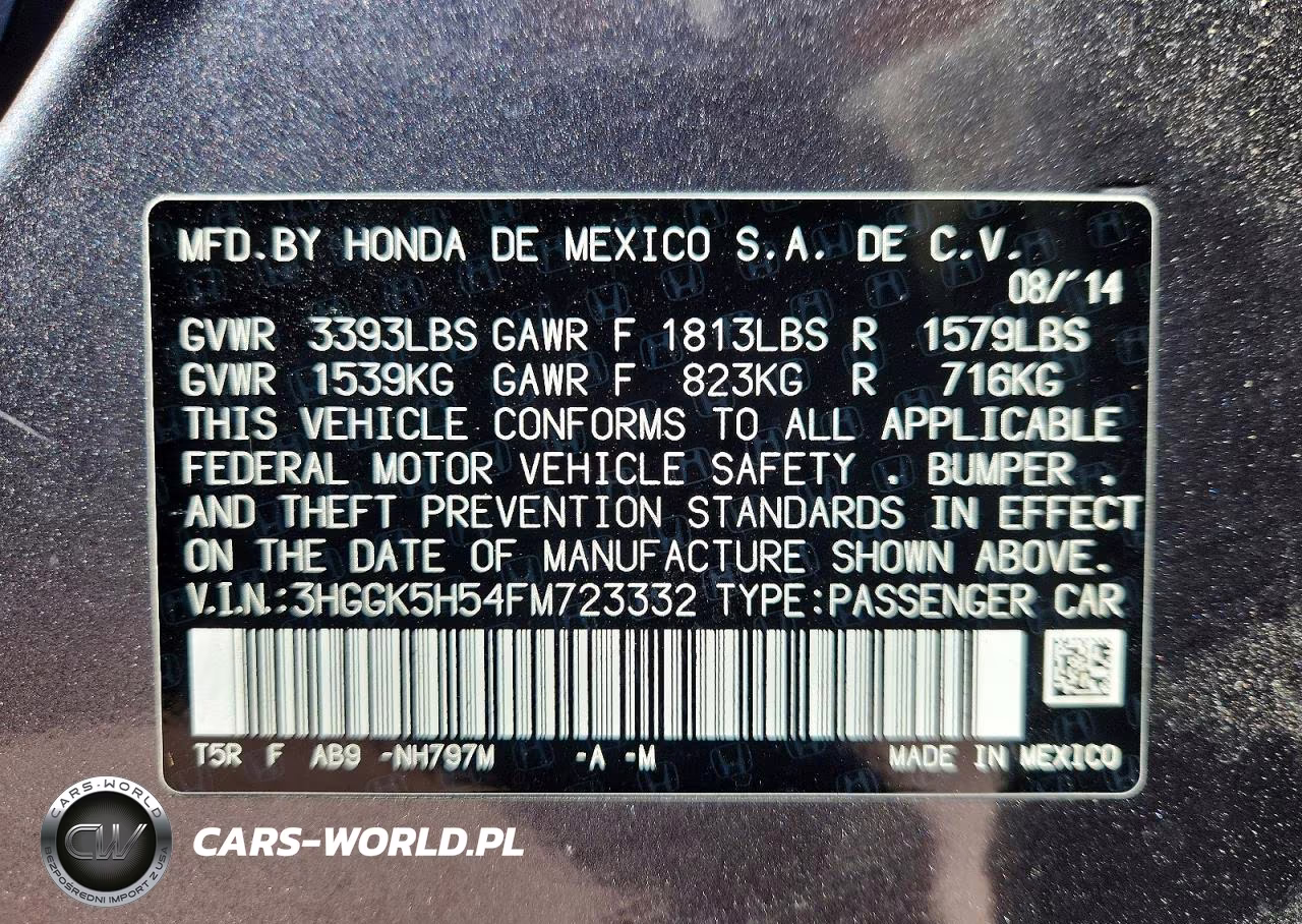 2015 Honda Fit Lx VIN:3HGGK5H54FM723332 - 12