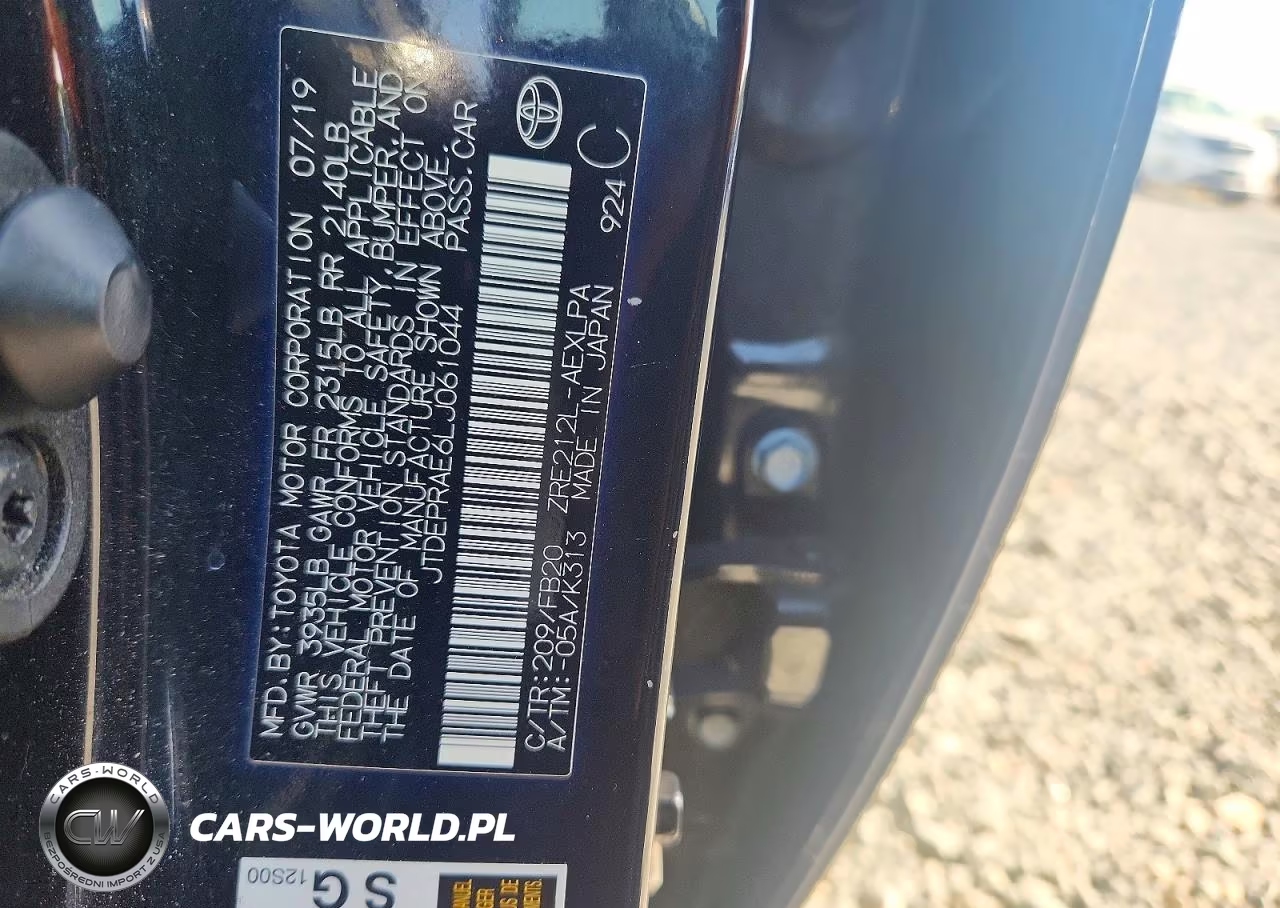 2020 Toyota Corolla Le VIN:JTDEPRAE6LJ061044 - 12