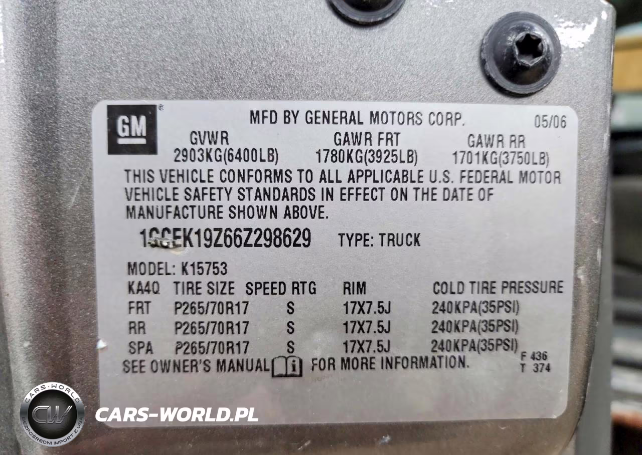 2006 Chevrolet Silverado K1500 VIN:1GCEK19Z66Z298629 - 12