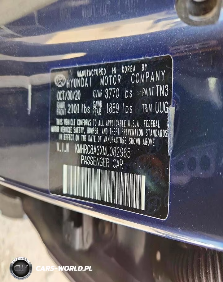 2021 Hyundai Venue Denim VIN:KMHRC8A3XMU082965 - 13