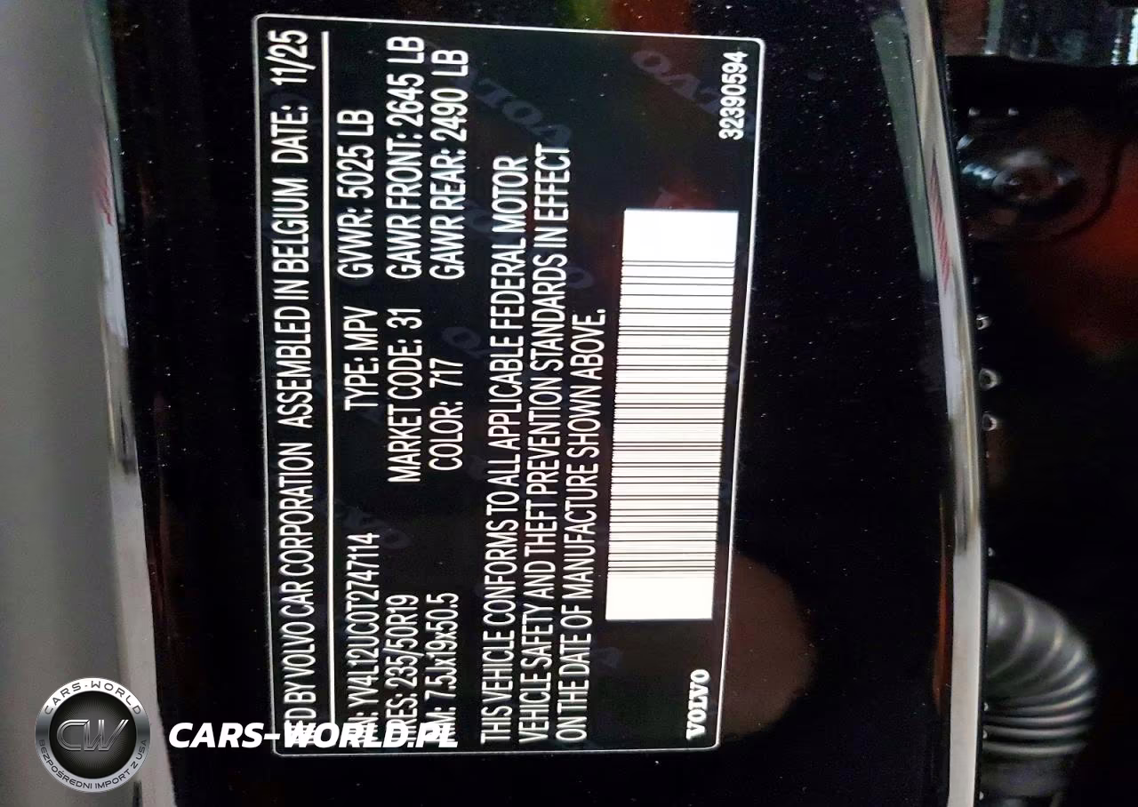 2026 Volvo Xc40 Plus VIN:YV4L12UC0T2747114 - 14