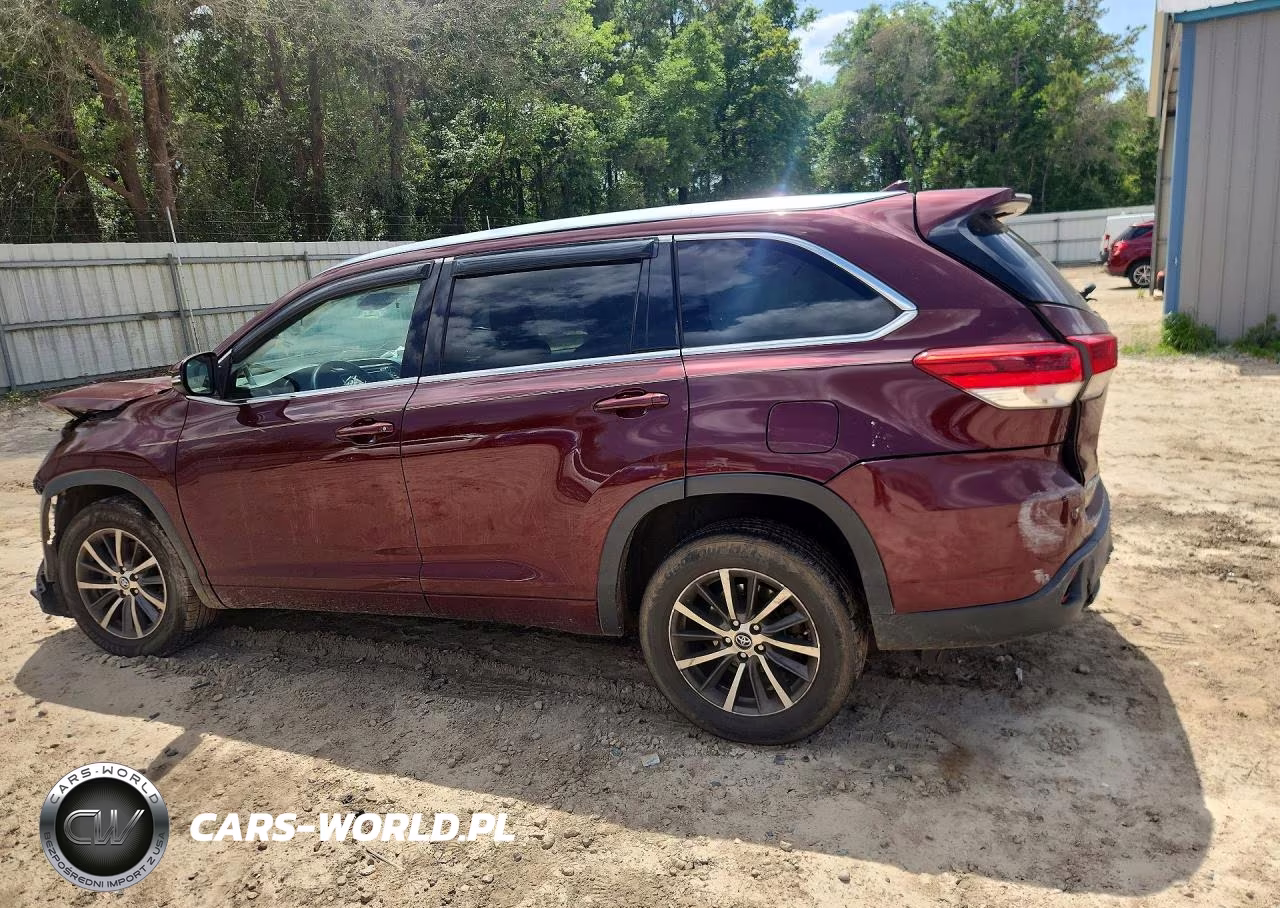 2017 Toyota Highlander Xle VIN:5TDKZRFH4HS204809 - 2