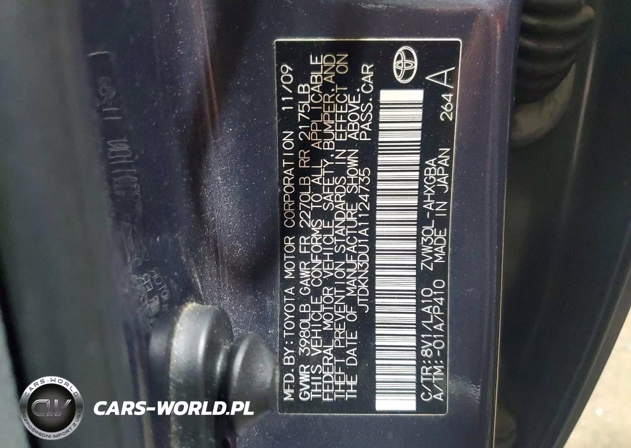 2010 Toyota Prius Iv VIN:JTDKN3DU1A1124735 - 14