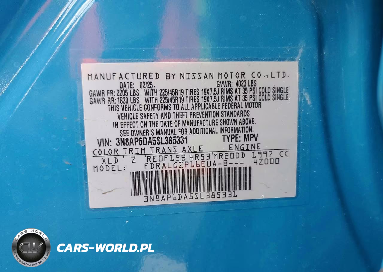 2025 Nissan Kicks Sr VIN:3N8AP6DA5SL385331 - 13