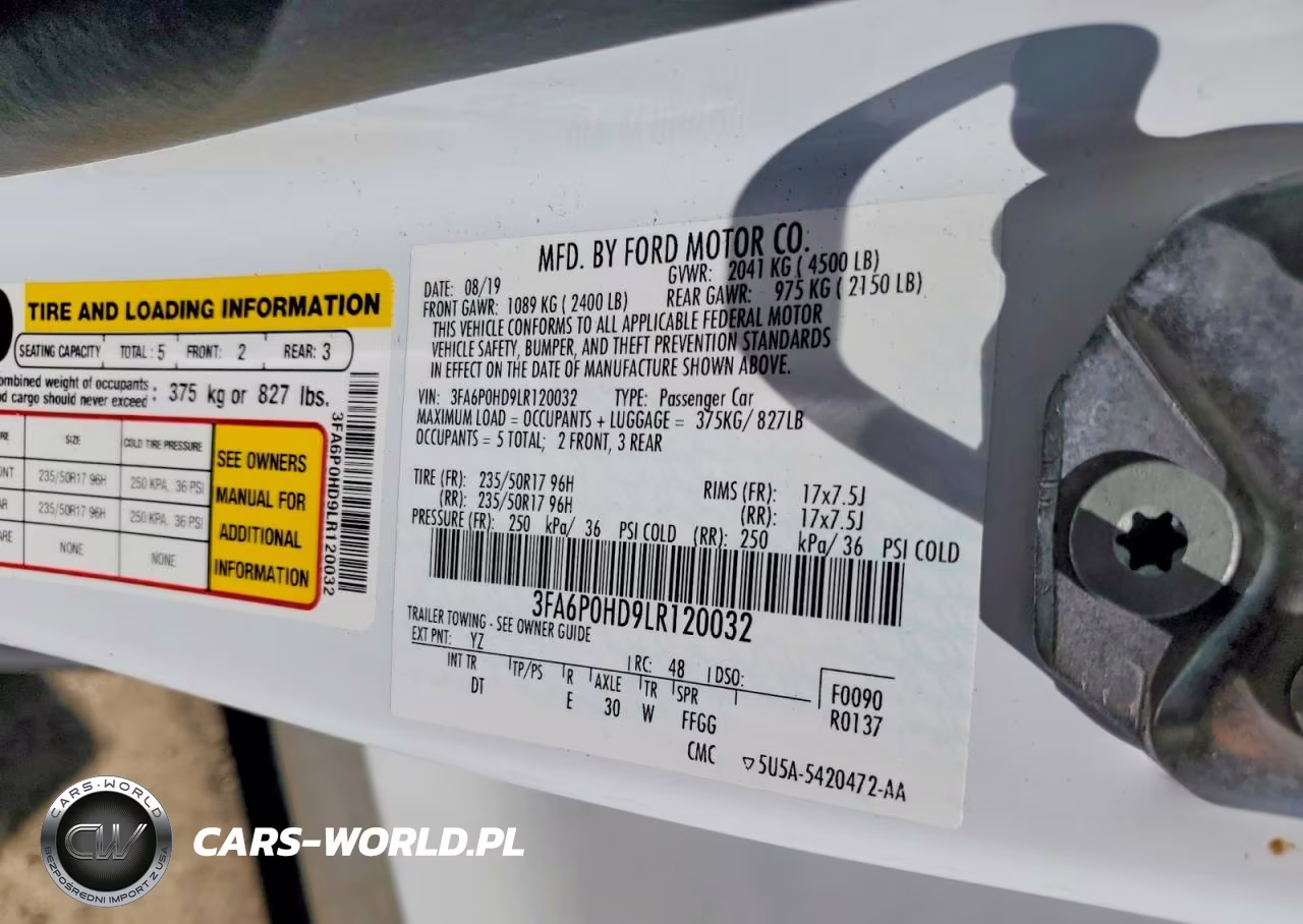 2020 Ford Fusion Se VIN:3FA6P0HD9LR120032 - 12