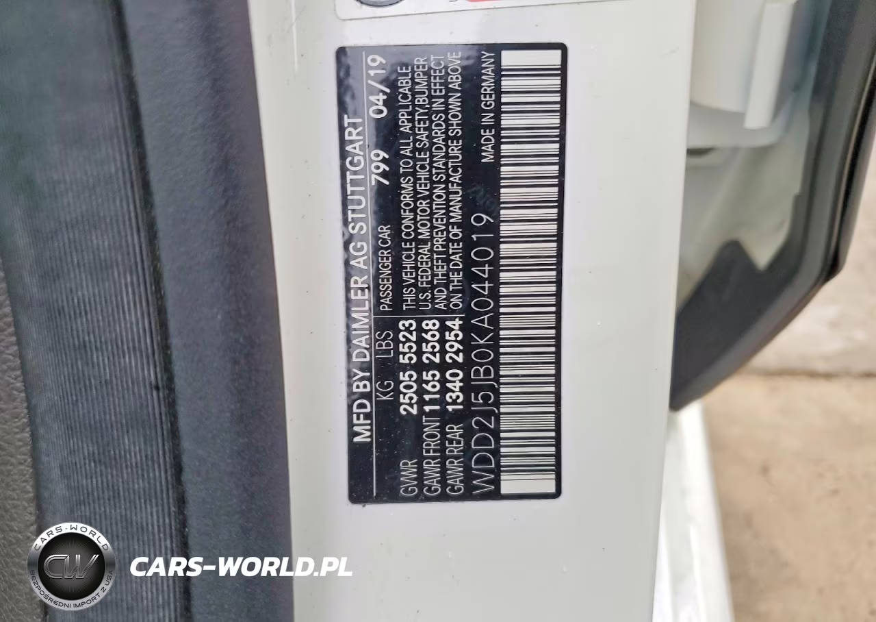 2019 Mercedes-Benz Cls 450 VIN:WDD2J5JB0KA044019 - 12