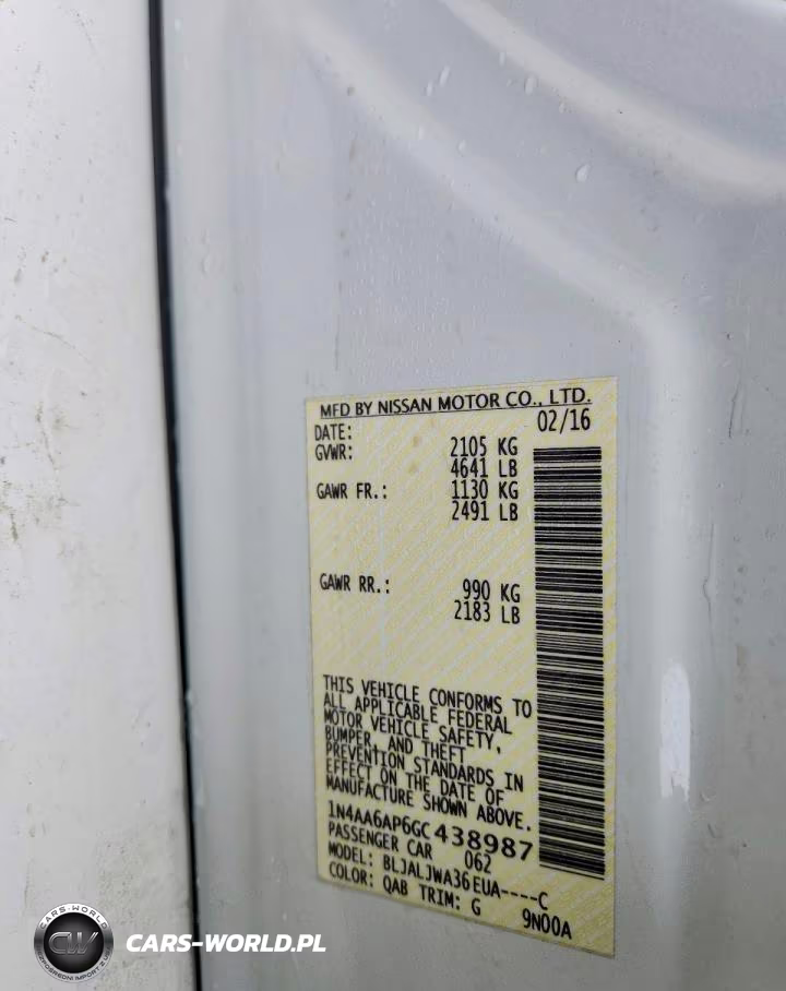 2016 Nissan Maxima 3.5 Sv VIN:1N4AA6AP6GC438987 - 13
