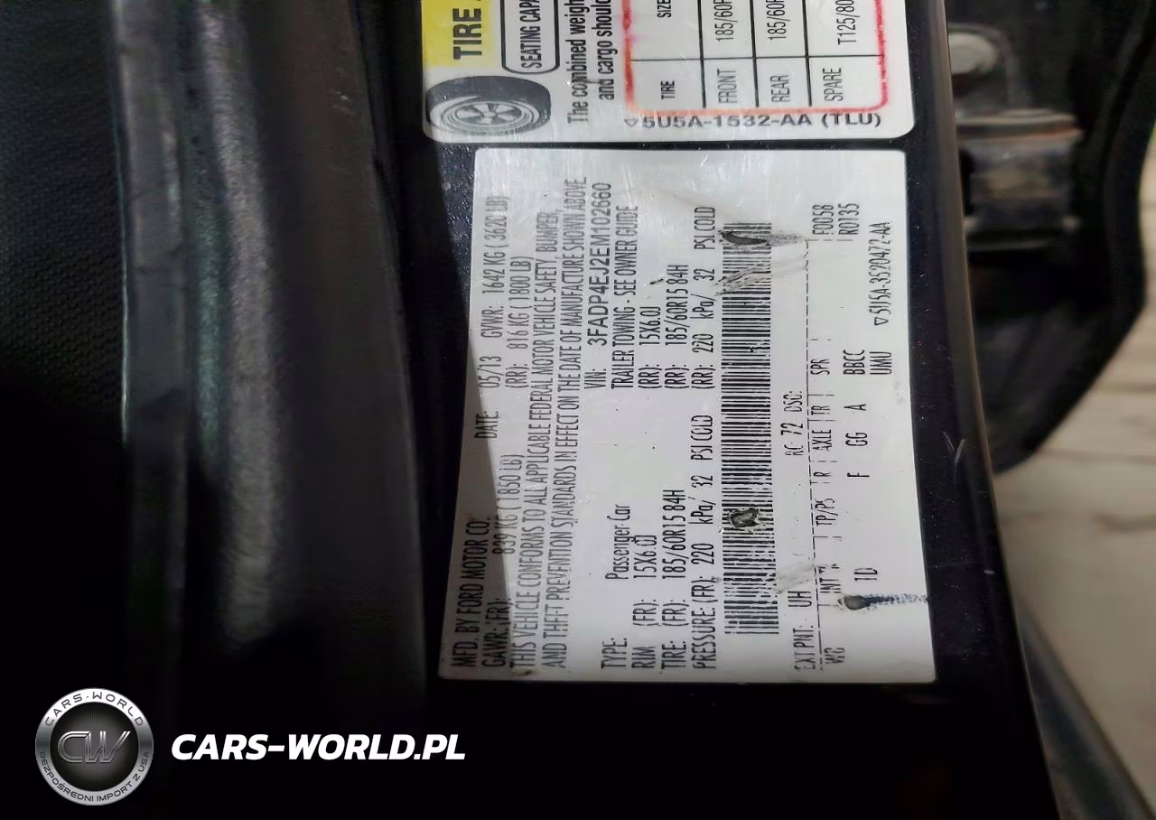 2014 Ford Fiesta Se VIN:3FADP4EJ2EM102660 - 12