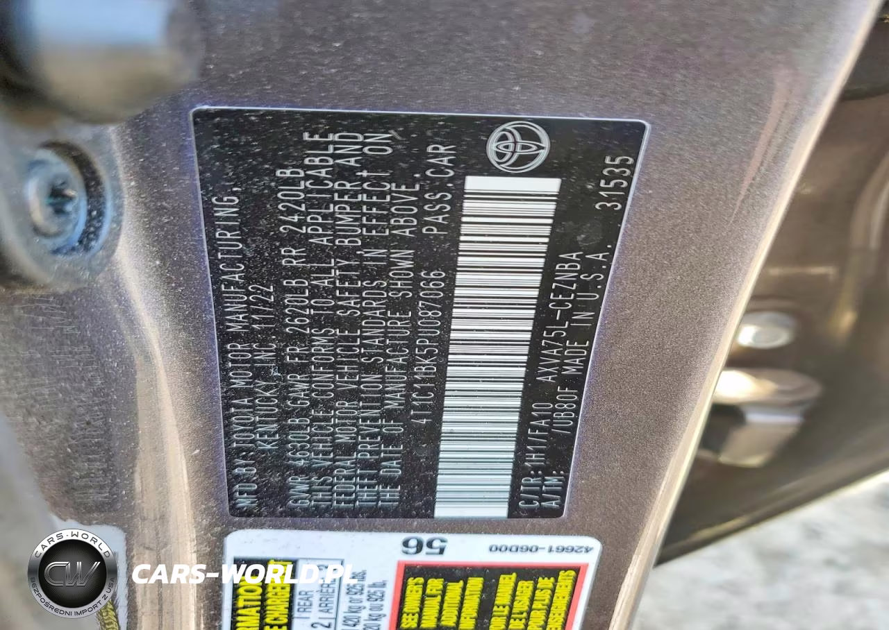 2023 Toyota Camry Le VIN:4T1C11BK5PU087066 - 13