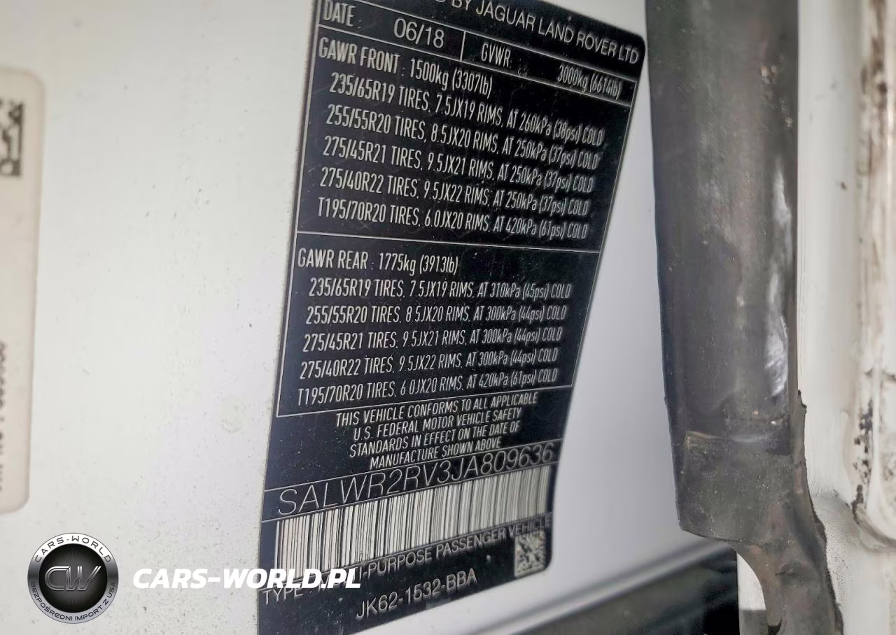 2018 Land Rover Range Rover Sport Hse VIN:SALWR2RV3JA809636 - 14