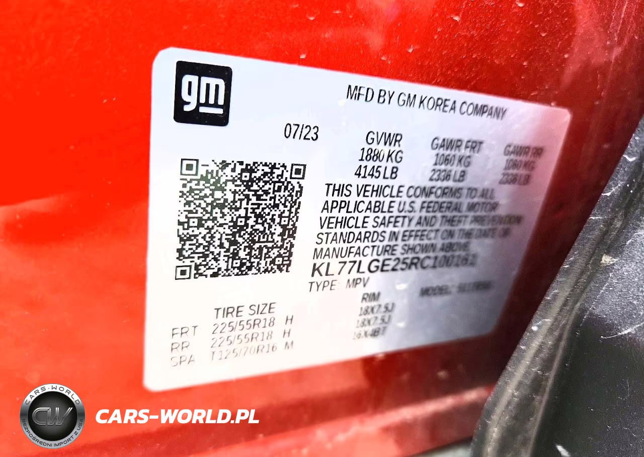 2024 Chevrolet Trax 1Rs VIN:KL77LGE25RC100161 - 13