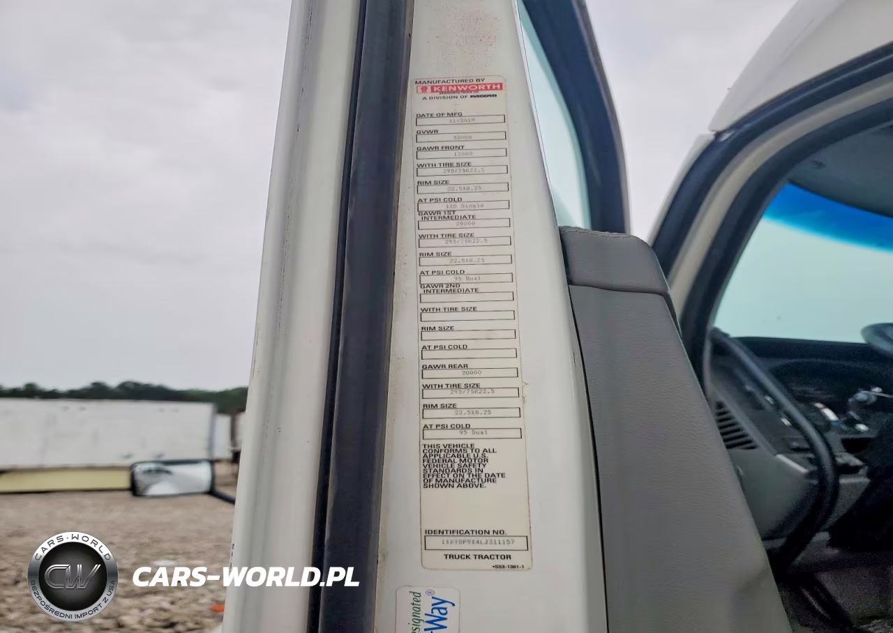 2020 Kenworth T680 Semi Truck VIN:1XKYDP9X4LJ311157 - 10