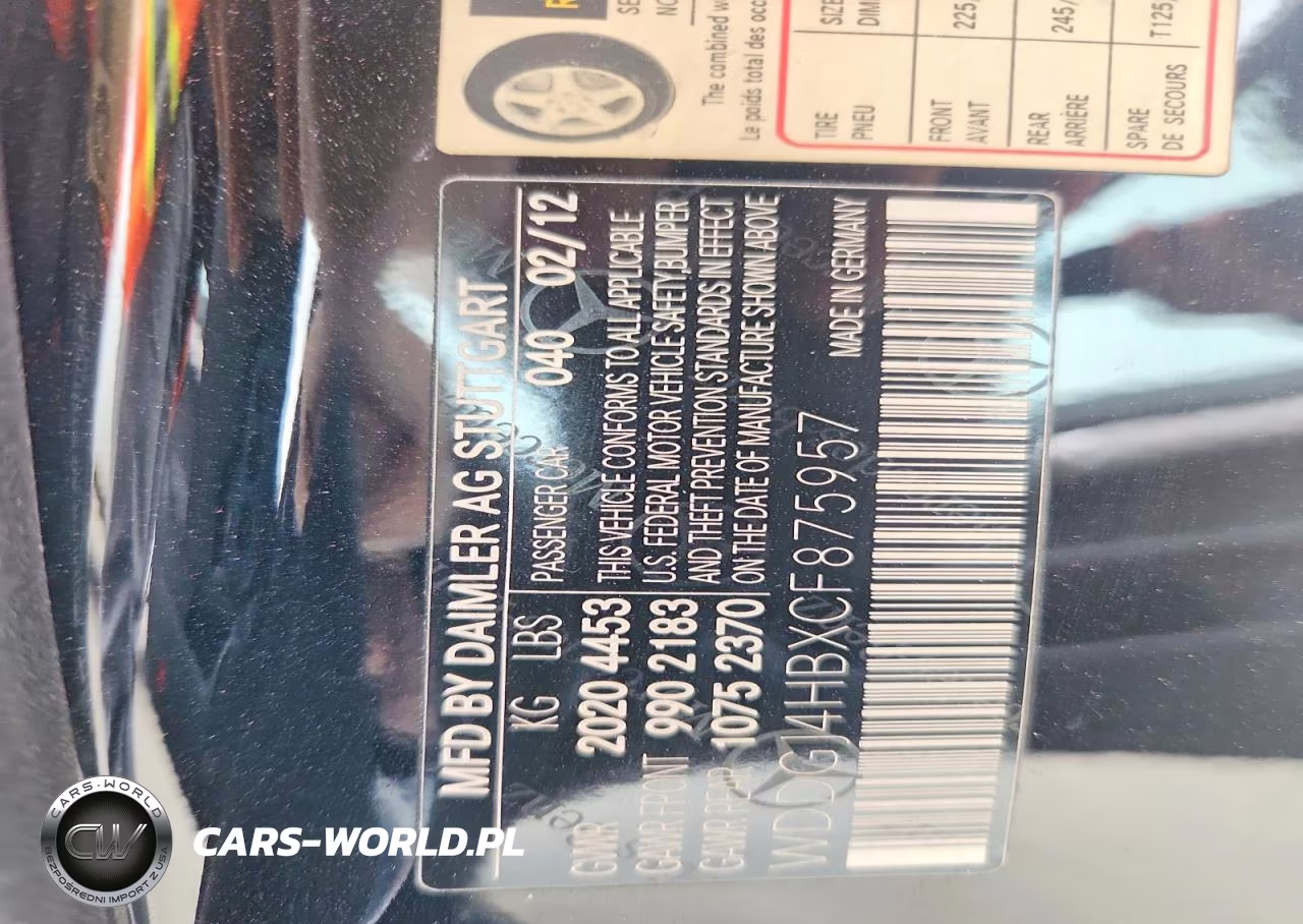2012 Mercedes-Benz C 250 VIN:WDDGJ4HBXCF875957 - 12