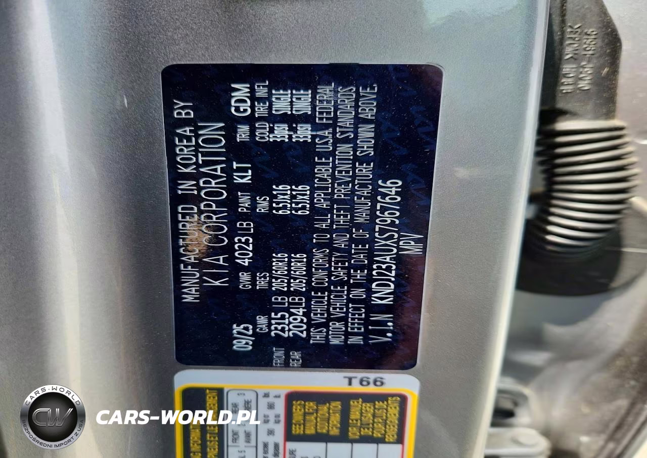 2025 Kia Soul Lx VIN:KNDJ23AUXS7967646 - 12