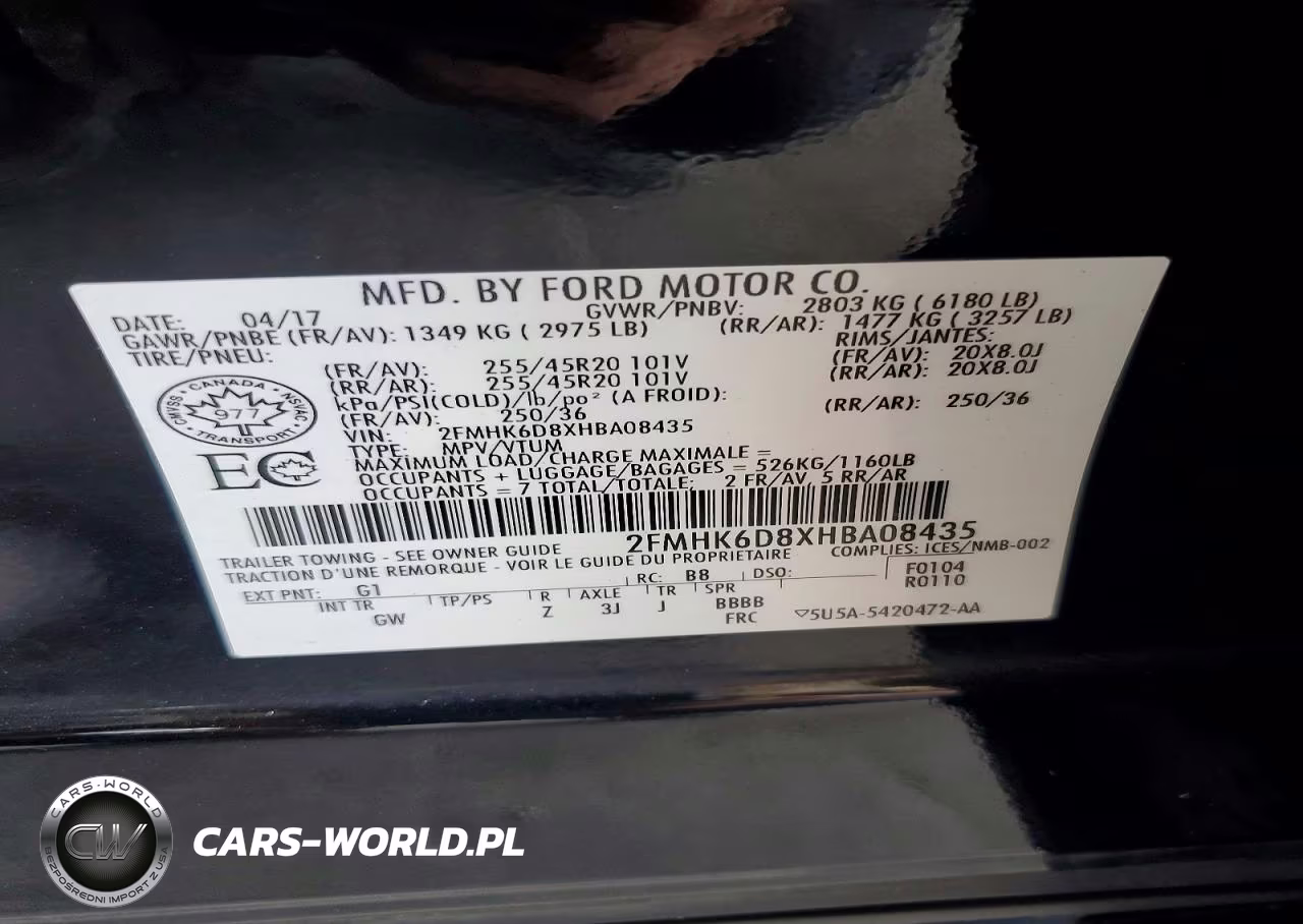 2017 Ford Flex Limited VIN:2FMHK6D8XHBA08435 - 12