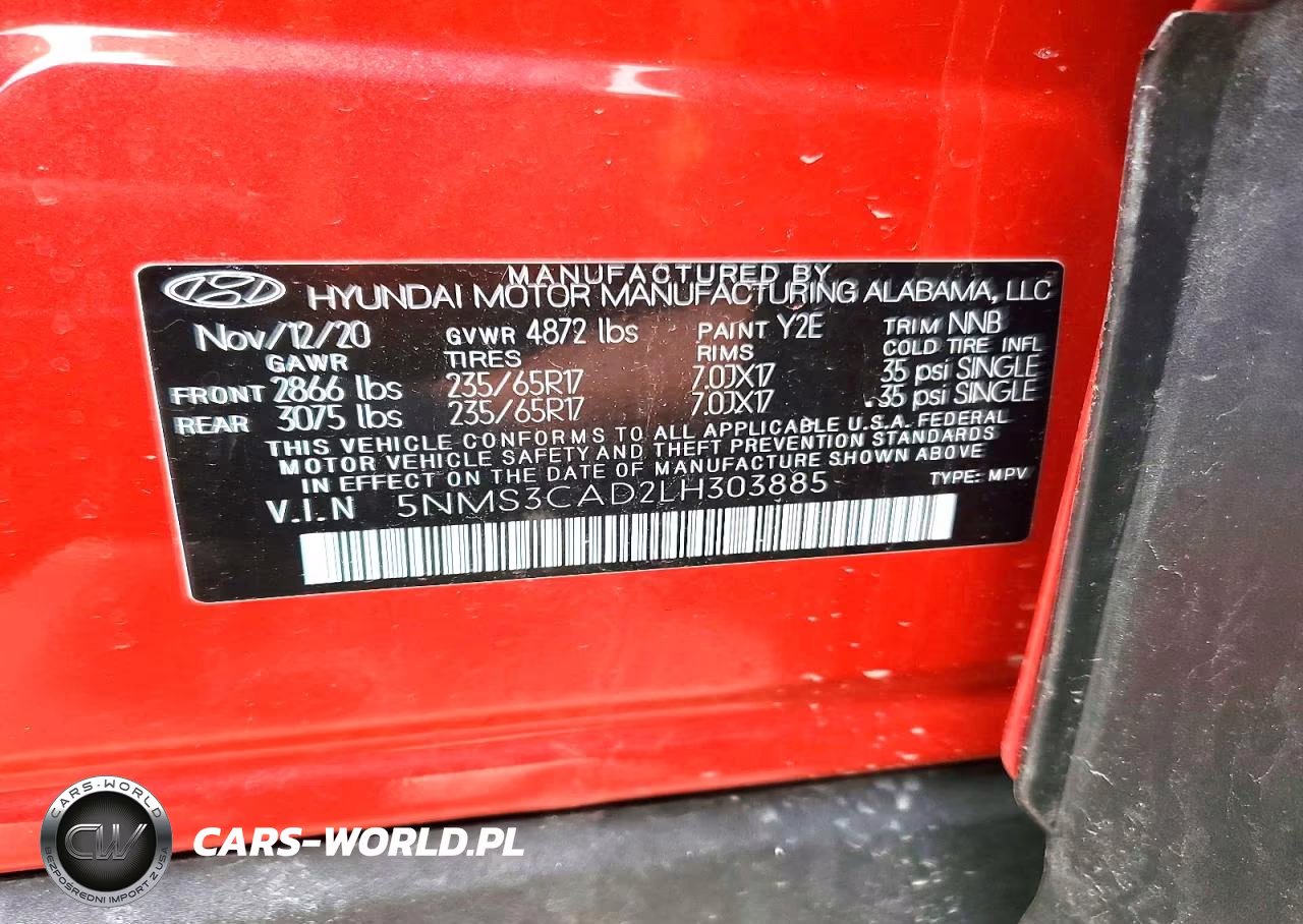2020 Hyundai Santa Fe Sel VIN:5NMS3CAD2LH303885 - 13