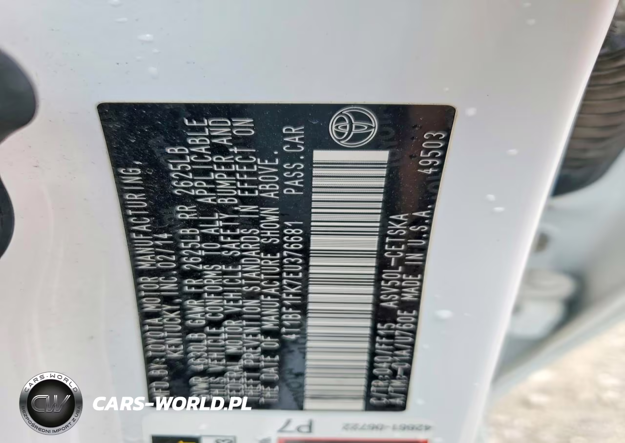 2014 Toyota Camry Se VIN:4T1BF1FK7EU376681 - 12