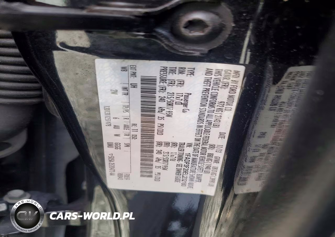 2014 Ford Focus Se VIN:1FADP3F29EL232180 - 13