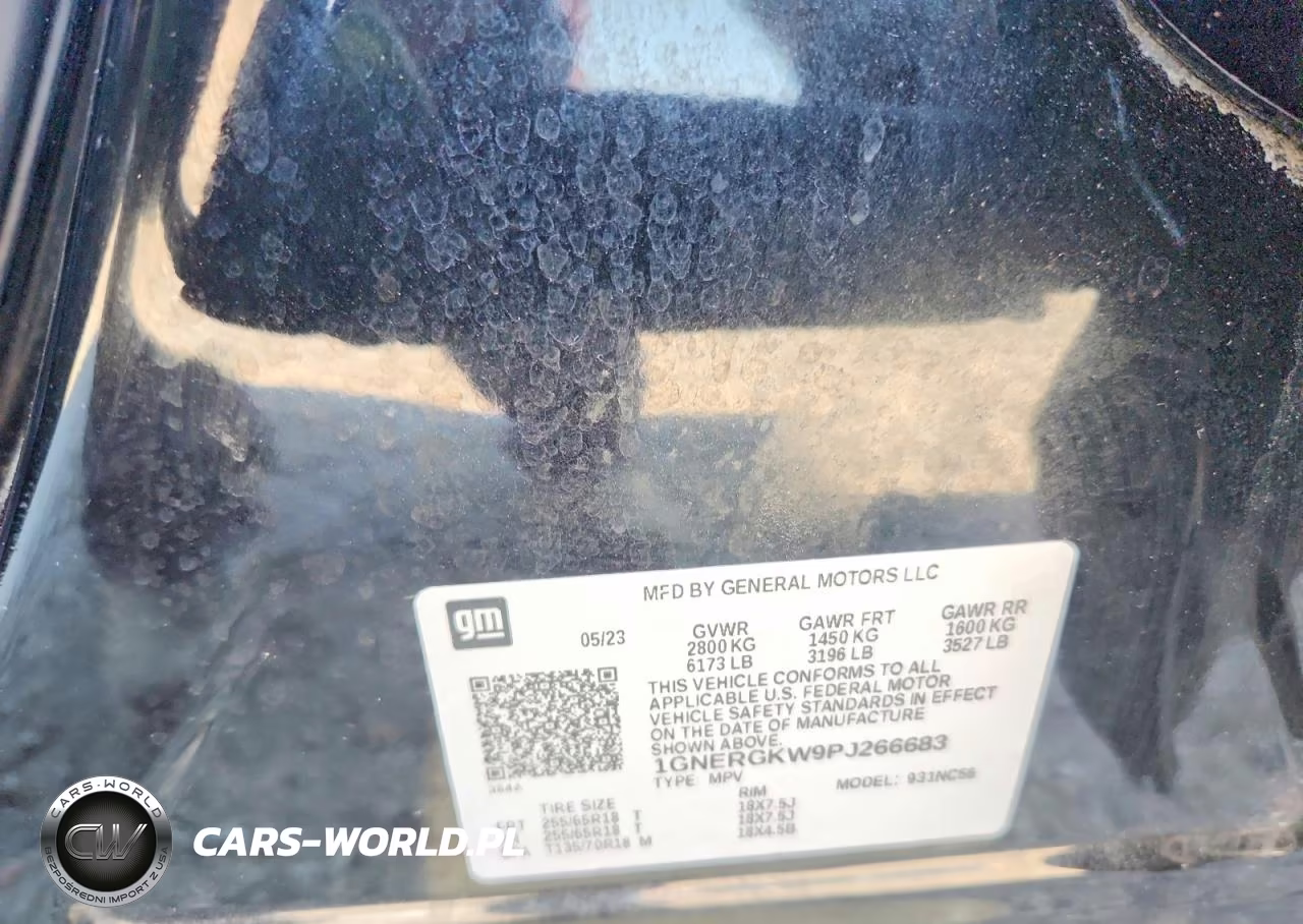2023 Chevrolet Traverse Lt VIN:1GNERGKW9PJ266683 - 13