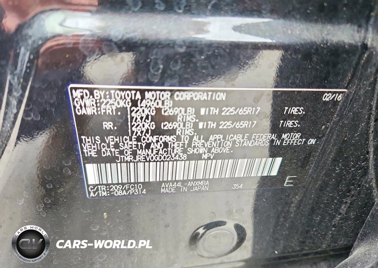 2016 Toyota Rav4 Hv Xle VIN:JTMRJREV0GD023438 - 13
