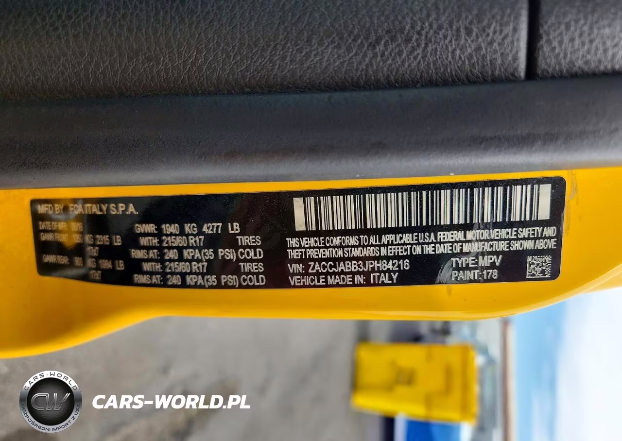 2018 Jeep Renegade Latitude Fwd VIN:ZACCJABB3JPH84216 - 13