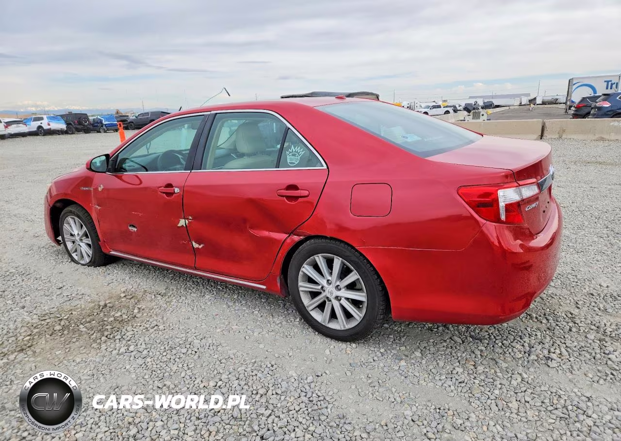 2012 Toyota Camry Hybrid Xle VIN:4T1BD1FK5CU027120 - 2