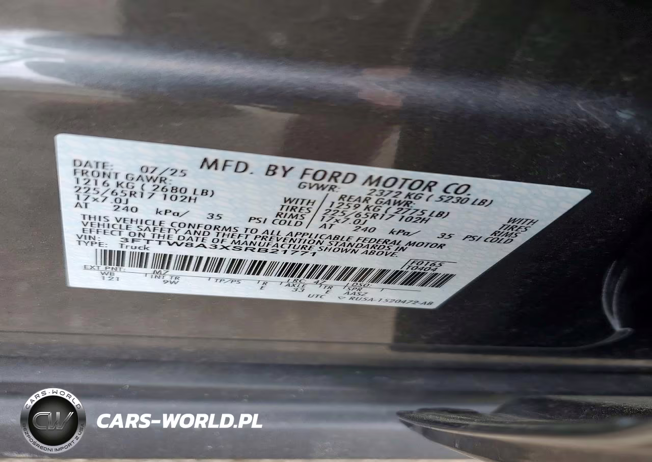 2025 Ford Maverick Xl VIN:3FTTW8A3XSRB21771 - 12