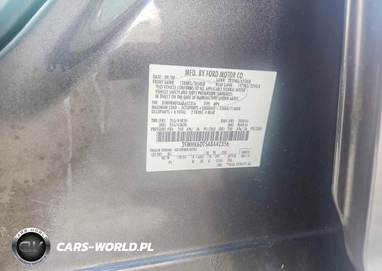 2010 Ford Flex Limited VIN:2FMHK6DT5ABA42356 - 13